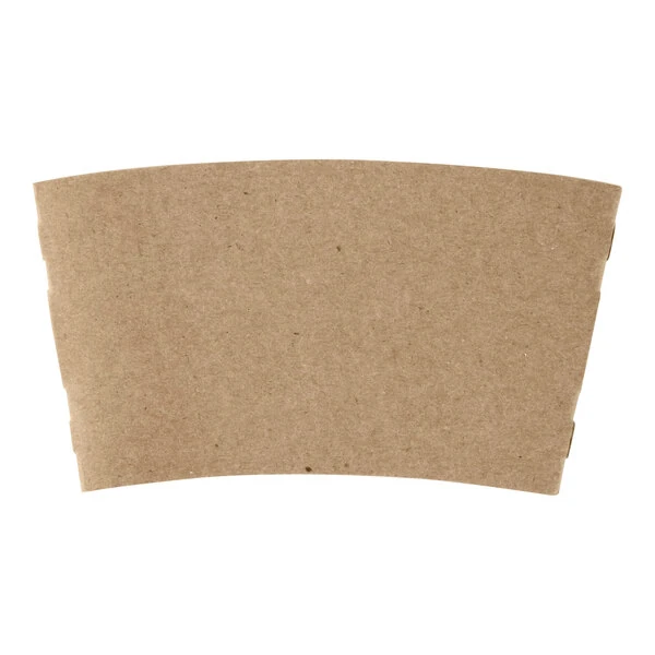 12-24 oz. Natural Kraft Customizable Coffee Cup Sleeve - 1,800/Case