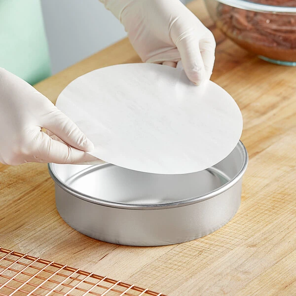 Baker's Lane 7" Round Dry Wax Pan Liner - 1,000/Case