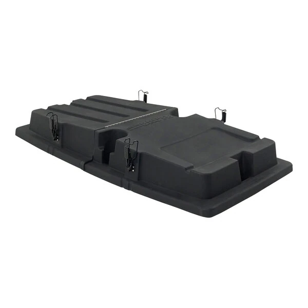 Rubbermaid® BRUTE 2221457 Black Hinged Dome Lid for 1 Cubic Yard Tilt Truck / Trash Cart