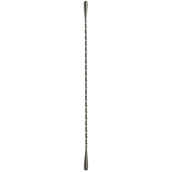Barfly® M37020BK 13 3/16" Gun Metal Black Finish Stainless Steel Double End Stirrer