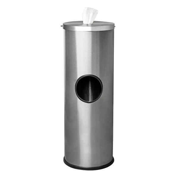 Ex-Cell Kaiser SW-DSP-01 SS 10" x 28" Stainless Steel Sanitizing Wipe Dispenser