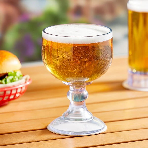 Choice 20 oz. Customizable SAN Plastic Schooner - 12/Case