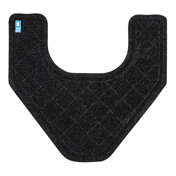 M+A Matting CleanShield Universal 407516900 Charcoal Diamond Disposable Urinal / Toilet Floor Mat - 6/Case