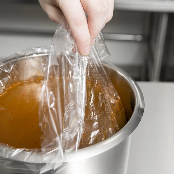 LK Packaging 6 & 7 Qt. Round PTL Pan Liner - 200/Case
