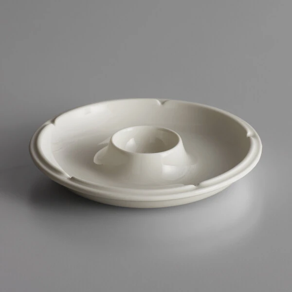 RAK Porcelain Anna 1.5 oz. Ivory Porcelain Egg Cup - 12/Case