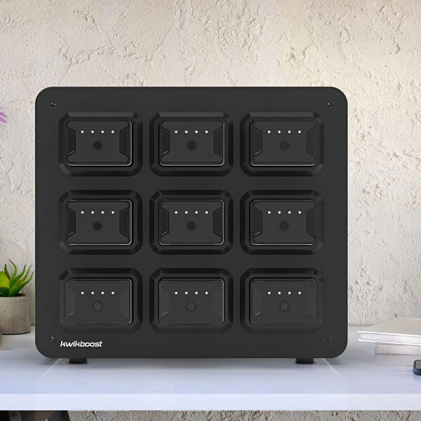 Luxor KBEP-BASE9 KwikBoost EdgePower 9-Bay Base Charging Station