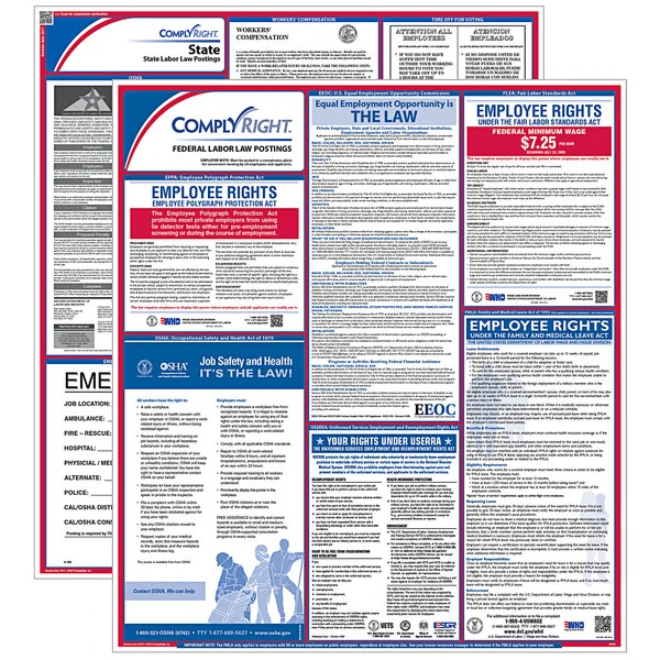 ComplyRight Federal / State 1 Year Labor Law Poster Service - South Carolina