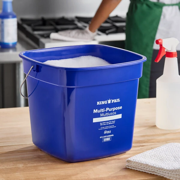 Noble King-Pail 10 Qt. Blue Cleaning Pail
