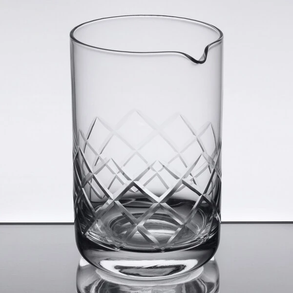 American Metalcraft MGD20 20 oz. Diamond Cut Cocktail Stirring / Mixing Glass
