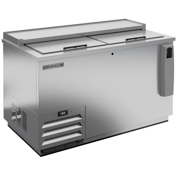 Beverage-Air DW49HC-S-29 50" Frosty Brew Stainless Steel Deep Well Bottle Cooler