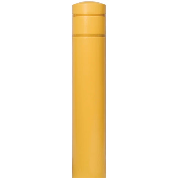 Innoplast BollardGard 11 1/8" x 60" Yellow Bollard Cover with Yellow Reflective Stripes BC1160YY
