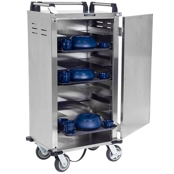 Lakeside DCD-5506 Stainless Steel 8 Tray Meal Delivery Cart