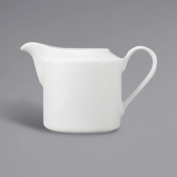 Zwiesel Fortessa Ilona 5 oz. Bright White China Creamer - 48/Case