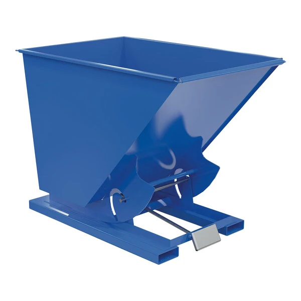 Vestil 1.5 Cubic Yard Medium-Duty Self-Dumping Steel Forklift Hopper D-150-MD - 4,000 lb. Capacity