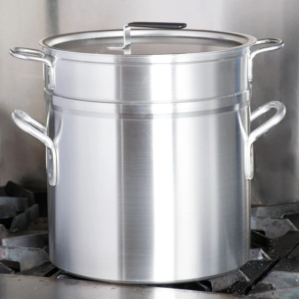 Vollrath 67717 Wear-Ever 17.5 Qt. Aluminum Double Boiler Set