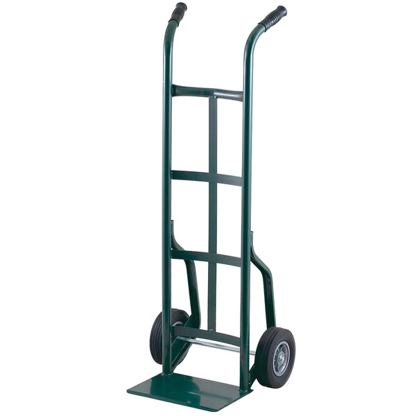Harper 800 lb. Dual Handle Steel Hand Truck with 10" x 3 1/2" Pneumatic Wheels 20T17