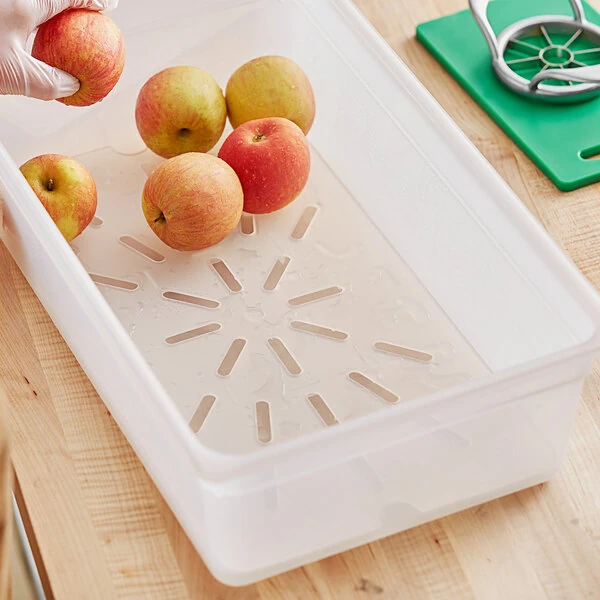 Vigor Full Size Translucent Polypropylene Drain Tray