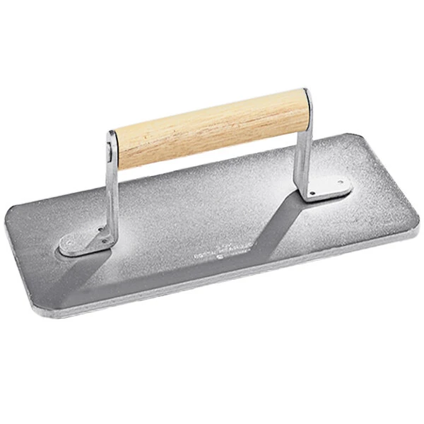 Vollrath 9" x 4 1/2" Grid-Bottom Chrome Steak Weight 47708