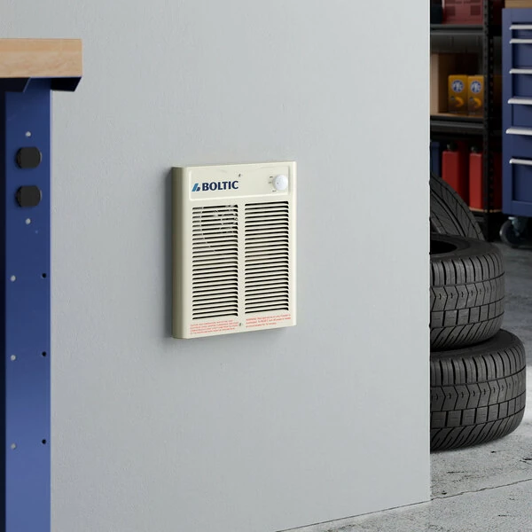 Boltic Steel Electric Fan-Forced Wall Heater - 1.5 kW