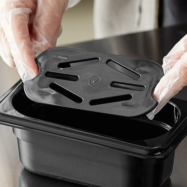 Vigor 1/9 Size Black Polycarbonate Drain Tray