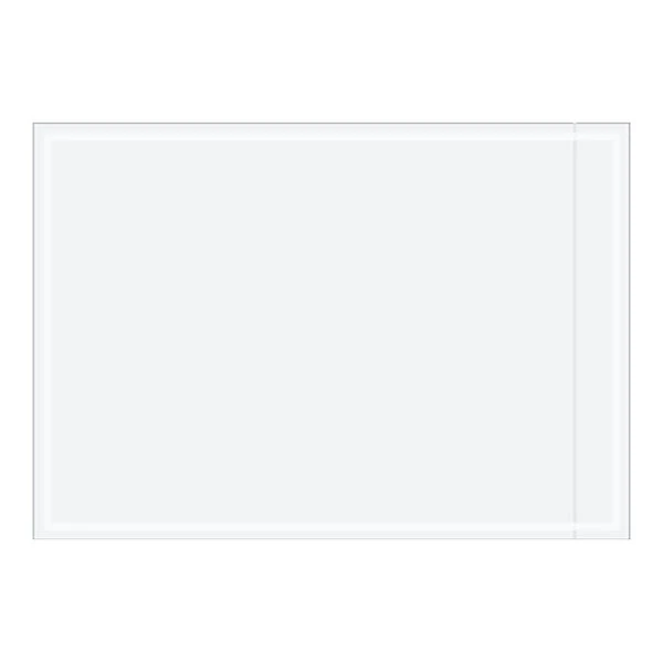 Lavex 3 1/2" x 5" 2 Mil Clear Polyethylene Packing List Envelope - 1,000/Case