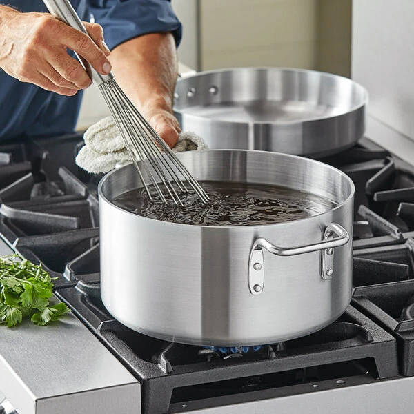 Choice 10 Qt. Aluminum Sauce Pot