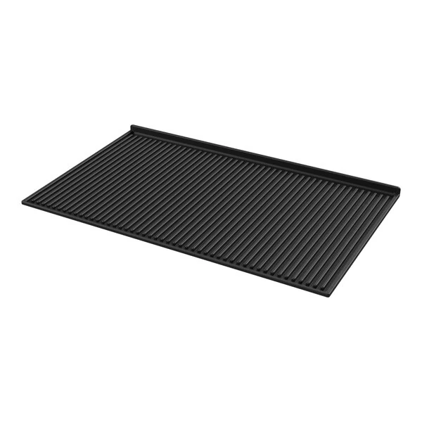 Borray Manufacturer Inc. 48" x 28 1/2" x 2 1/2" Black ABS Meat Shelf Liner - 6/Case