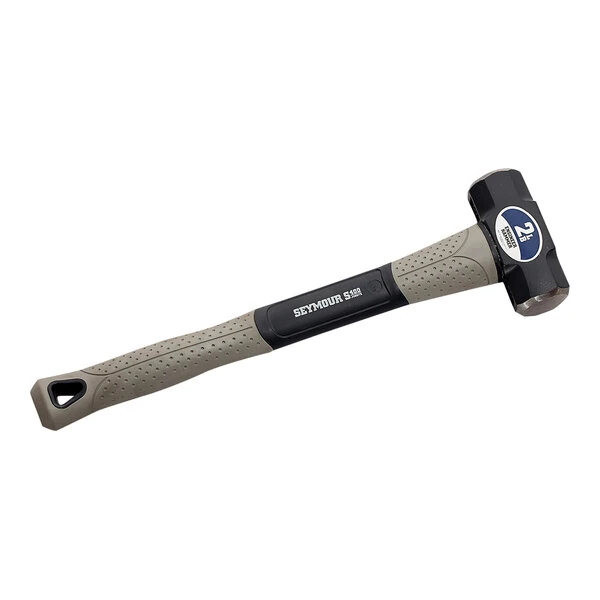 Seymour Midwest S400 Jobsite 2 lb. Engineer Hammer with 16" Fiberglass Handle and Cushion Grip 41808