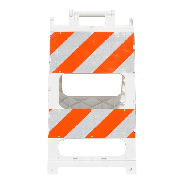 Cortina PLASTX FF 24 1/2" x 47" Type II Hi-Intensity Prismatic Reflective Barricade 97-01-502-03