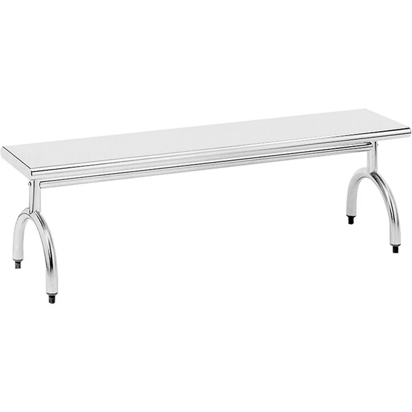 Advance Tabco BKR-6 12" x 72" 16 Gauge Stainless Steel Commercial Gowning Bench