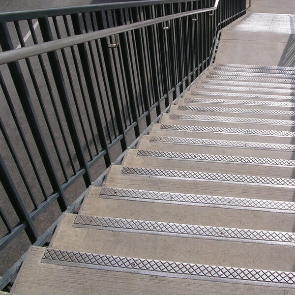 Wooster Alumogrit Type 101 3" x 60" Cast Aluminum Stair Tread Nosing AG101.3.5