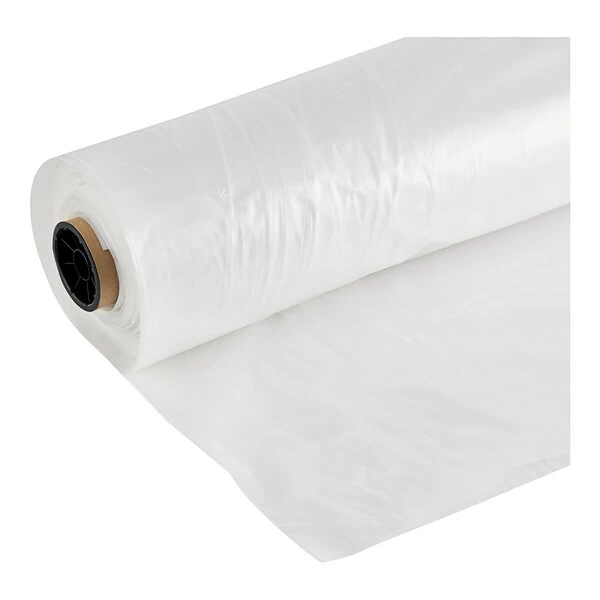 Lavex 82" x 18" x 100" 4 Mil Polyethylene Pillow Top Extra Large King Sized Mattress Bag on a Roll - 25/Roll