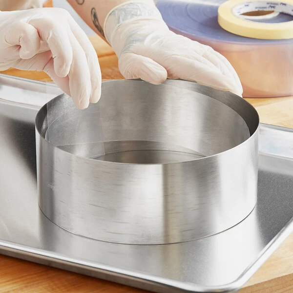 Matfer Bourgeat 2 5/16" Acetate Cake Collar - 1100 Ft.