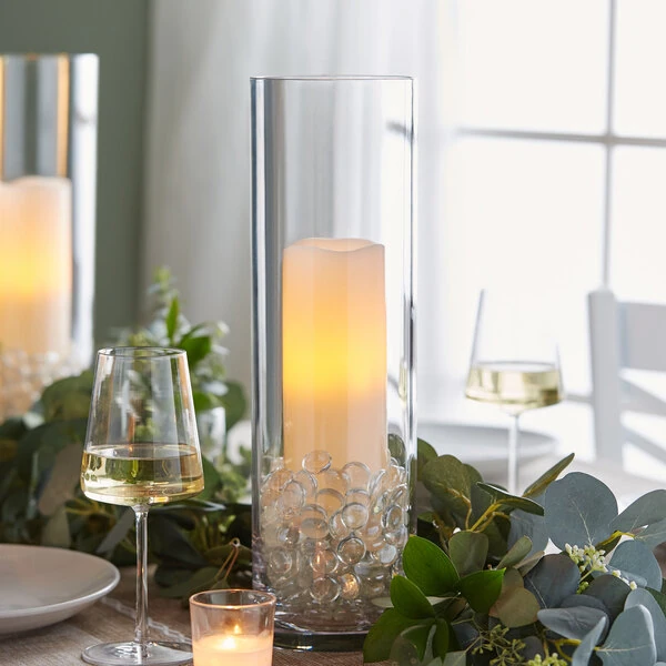GET V-11-CL Ace of Vase 15 3/4" Clear Polycarbonate Accent Vase