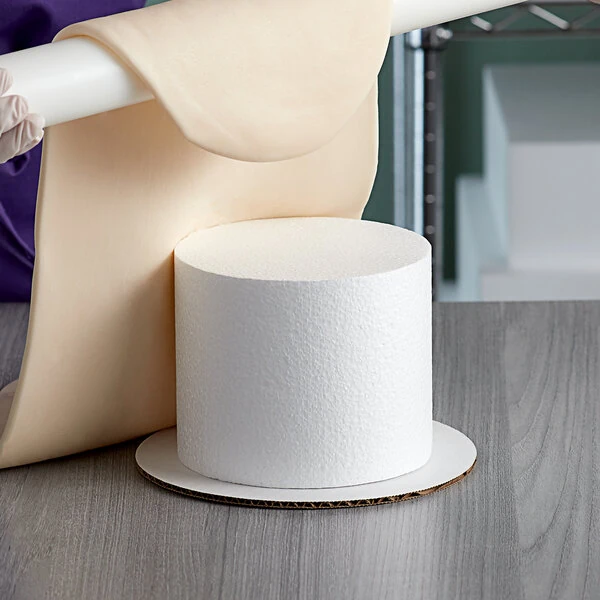 Baker's Lane 6" x 5" Foam Round Cake Dummy