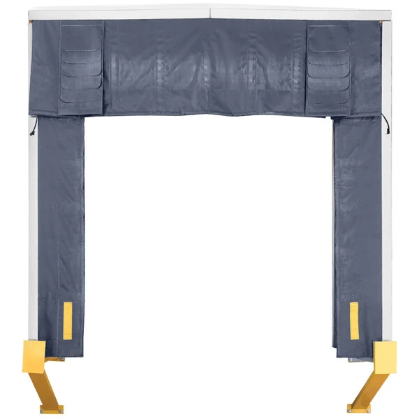 Vestil D-750-24 11' x 10' 1/2" Vinyl Dock Shelter