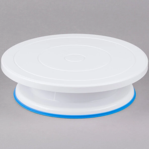 Ateco 608 11" Revolving Plastic Cake Turntable / Stand with Non-Slip Base