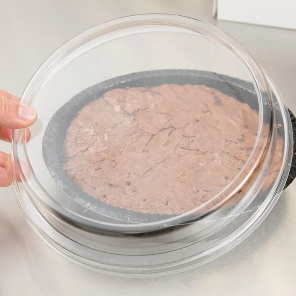 Solut 26 Clear PET Lid for 8" Takeout / Cake Pan - 200/Case