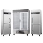 Solid Door Combination Refrigerators / Freezers