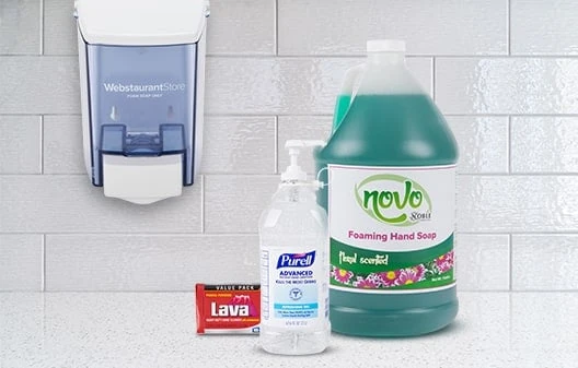 Hand Soap and Sanitizer