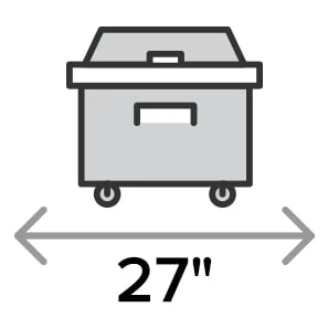 27 Inch Sandwich Prep Tables
