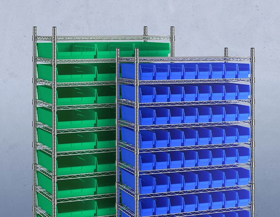 Industrial Storage Bin Shelving