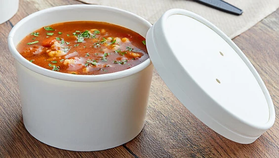 Paper Soup Cups and Bowls