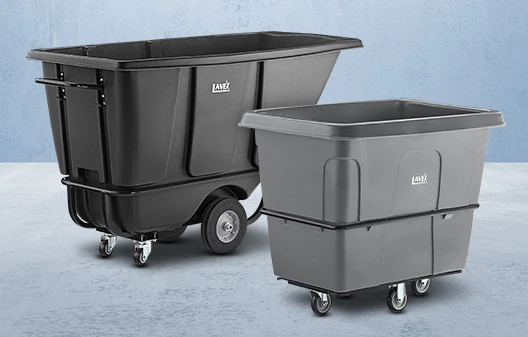 Trash Carts with Wheels