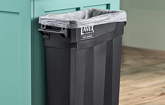 Space Saving Trash Cans
