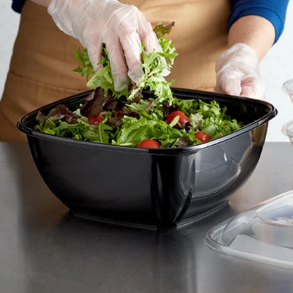 Plastic Catering Bowls and Lids