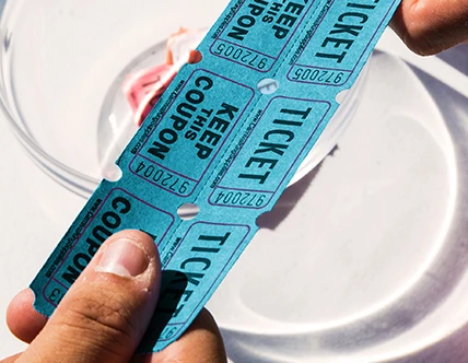 Paper Raffle Tickets & Wristbands