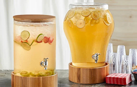 Glass Beverage Dispensers