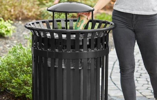 Outdoor Trash Cans