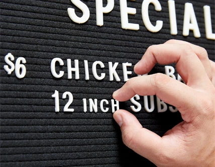 Sign Letters and Static Cling Letters